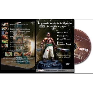 DVD : La grande série de la Figurine La peinture acrylique (vol.1) -  Minisocles-store