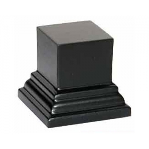 Socle carré petit modèle Noir - Minisocles-store